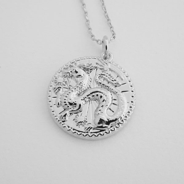 Chinese Zodiac Coin Necklace - Dragon Coco’s Tee Boutique