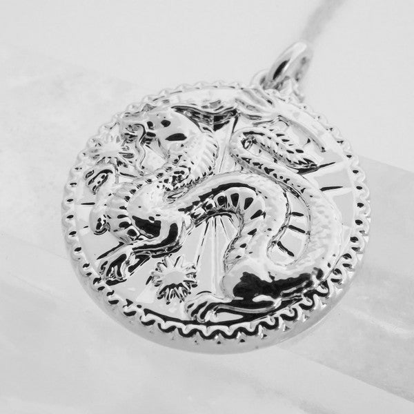 Chinese Zodiac Coin Necklace - Dragon Coco’s Tee Boutique