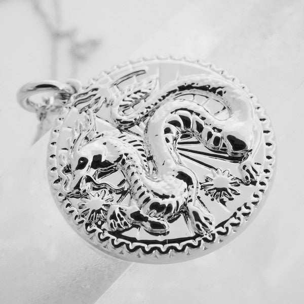 Chinese Zodiac Coin Necklace - Dragon Coco’s Tee Boutique