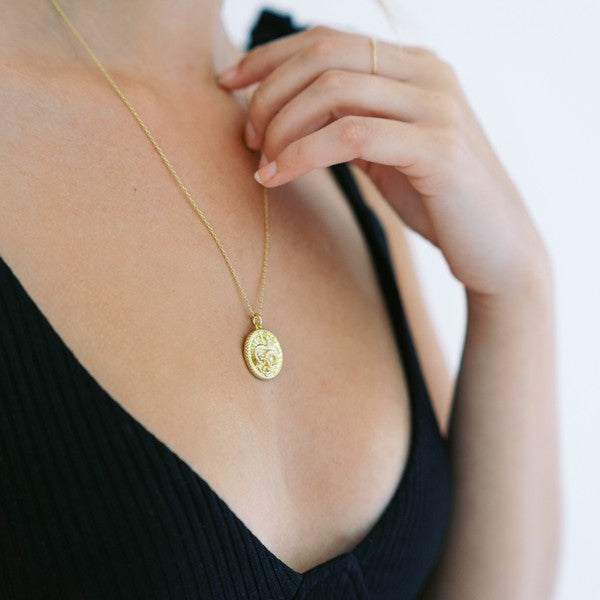 Chinese Zodiac Coin Necklace - Snake Coco’s Tee Boutique