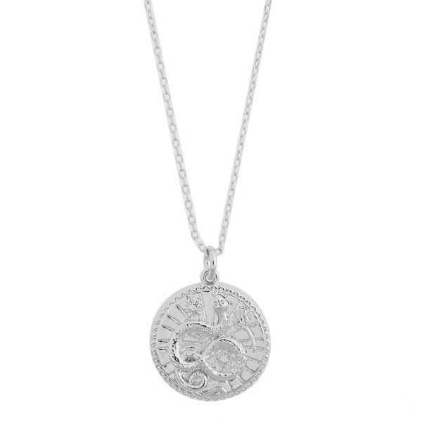 Chinese Zodiac Coin Necklace - Snake Coco’s Tee Boutique