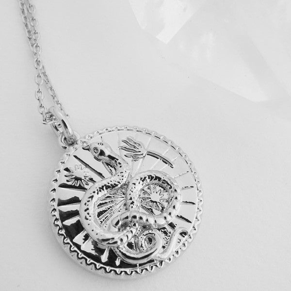 Chinese Zodiac Coin Necklace - Snake Coco’s Tee Boutique