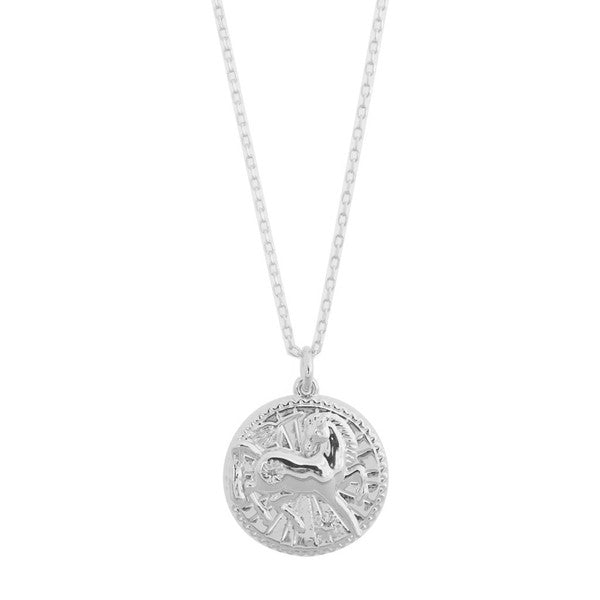 Chinese Zodiac Coin Necklace - Horse Coco’s Tee Boutique