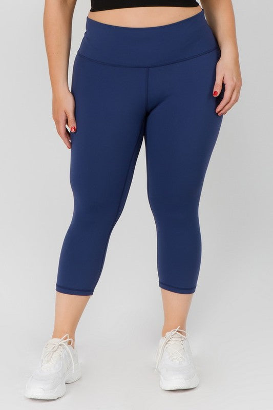 Luxurious comfort capri leggings for active lifestyles