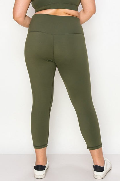 Luxurious comfort capri leggings for active lifestyles