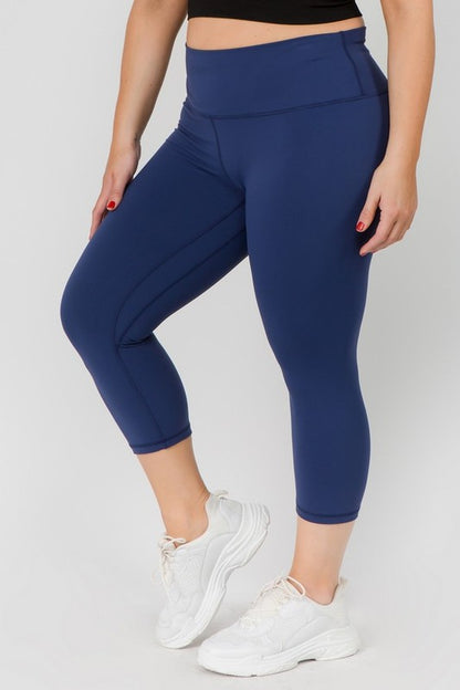 Luxurious comfort capri leggings for active lifestyles