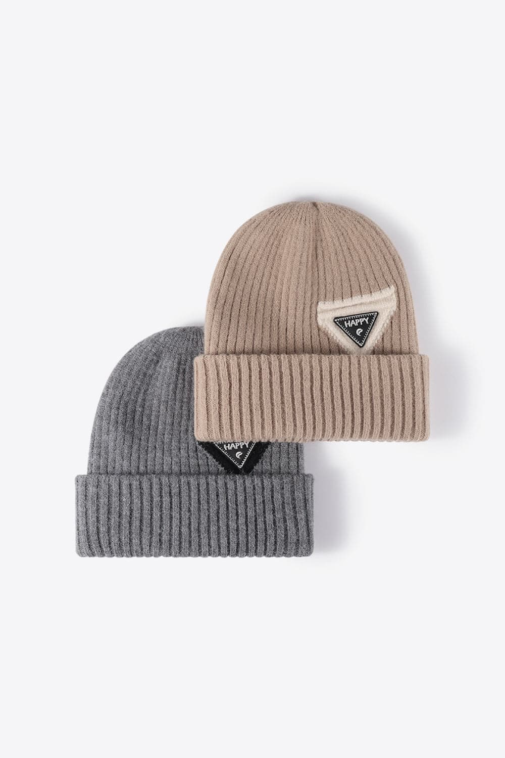 HAPPY Contrast Beanie.