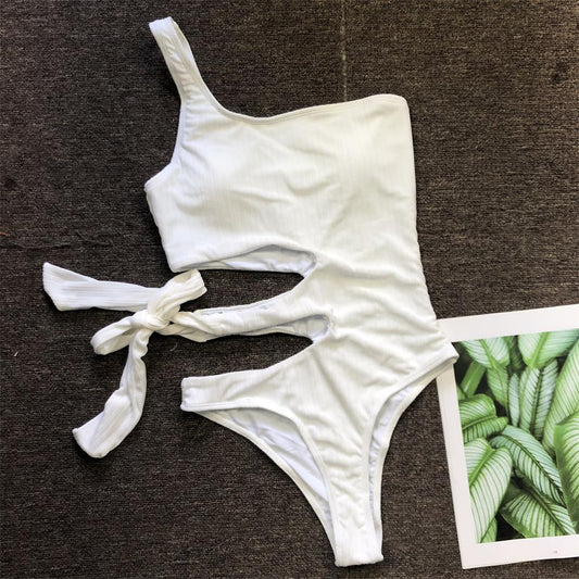 Bandage One Piece Swimsuit Special Fabric Swimsuit Women Bella Mia