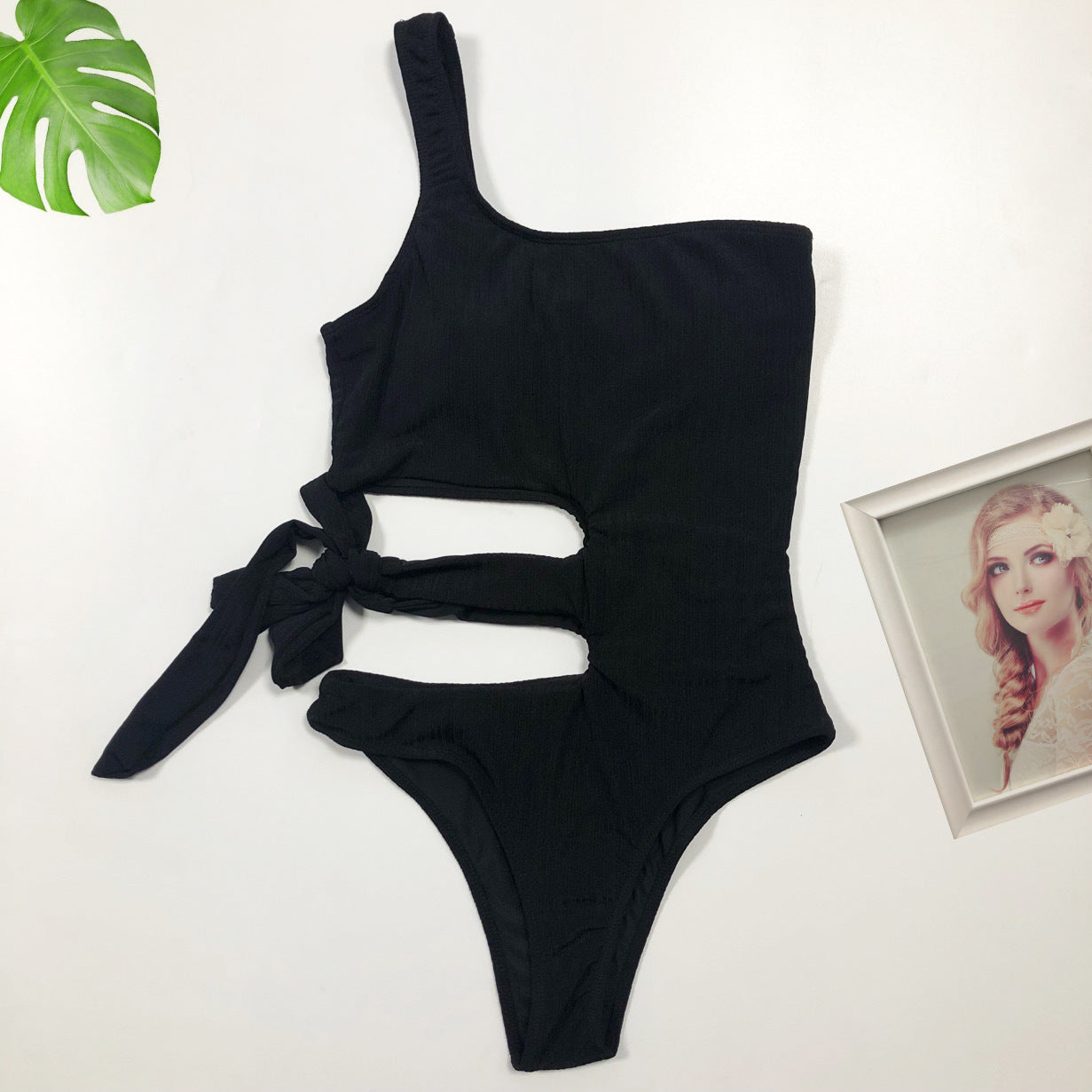 Bandage One Piece Swimsuit Special Fabric Swimsuit Women Bella Mia