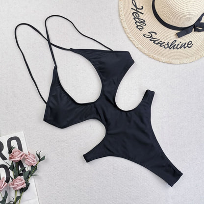 New One Piece Swimsuit Sexy Bikini Women Nylon Swimsuit Exotic