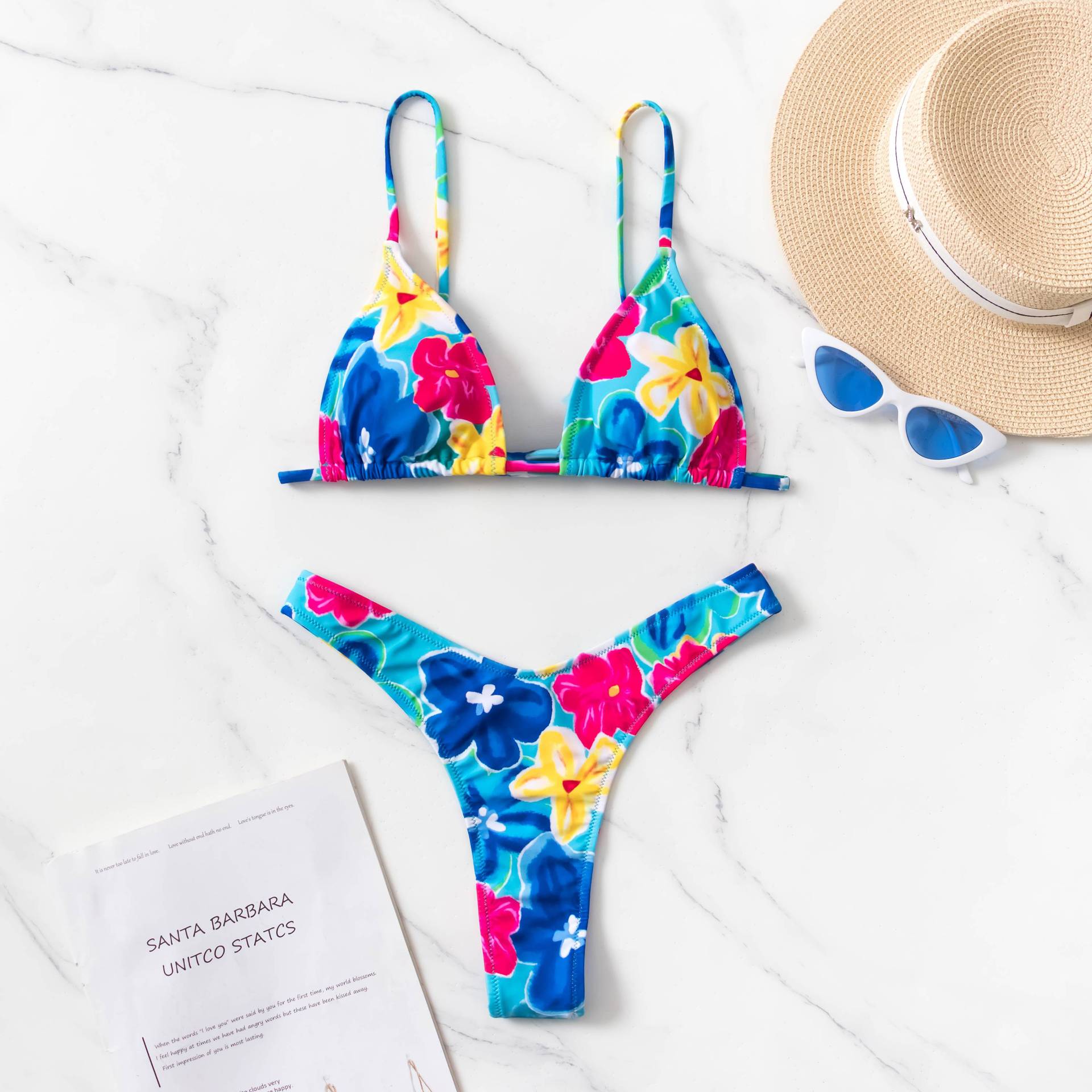 Swimsuit Bikini Three Piece Set Sexy Backless Swimsuit Clothing Bella Mia