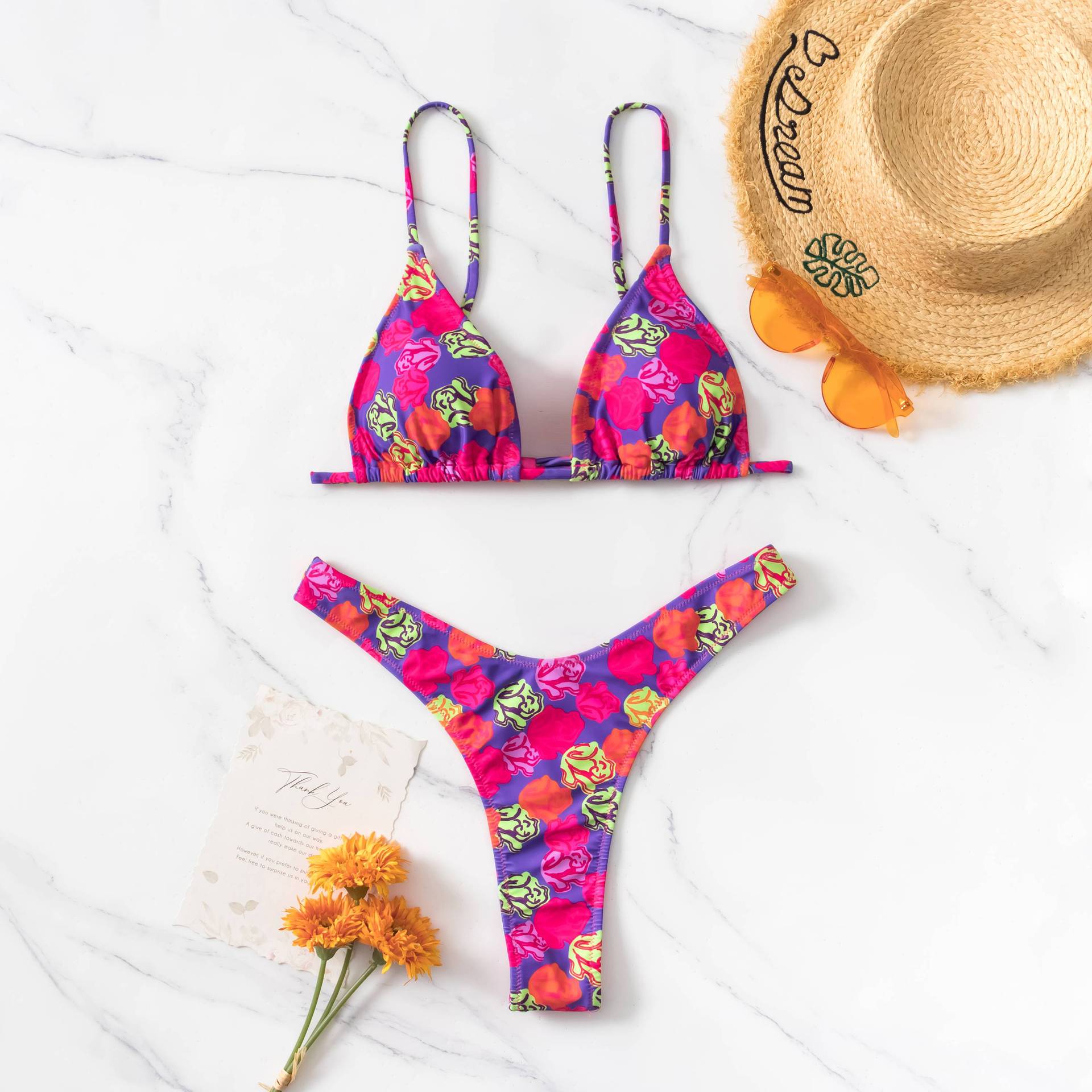 Swimsuit Bikini Three Piece Set Sexy Backless Swimsuit Clothing Bella Mia