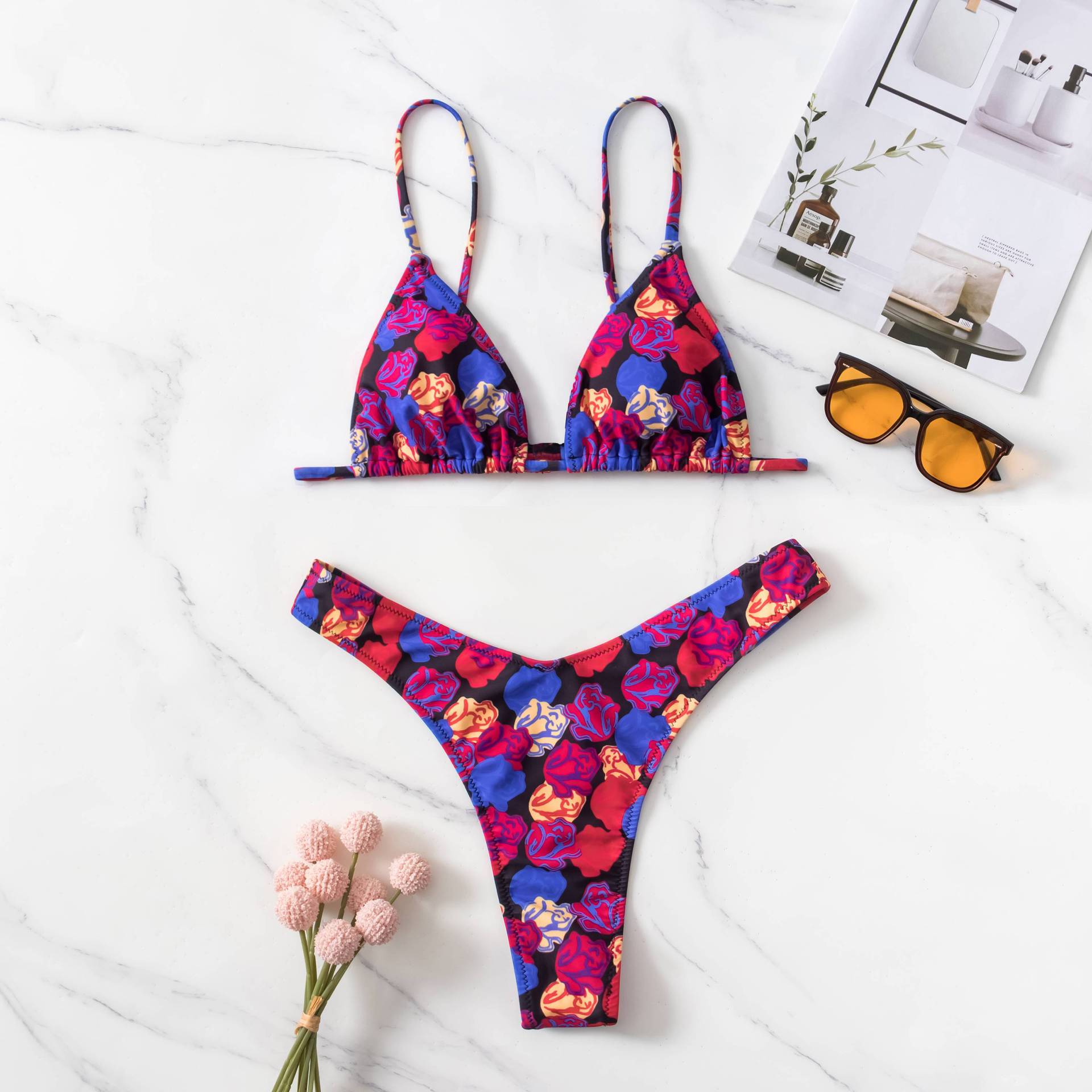 Swimsuit Bikini Three Piece Set Sexy Backless Swimsuit Clothing Bella Mia