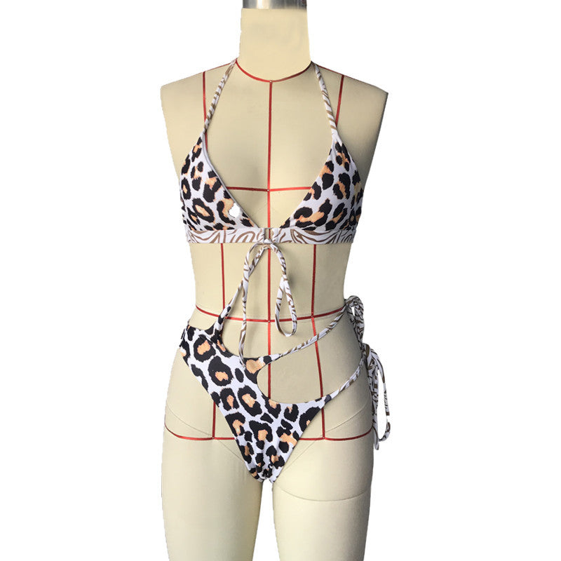 Bikini Sexy Popular One-piece Swimsuit Women Leopard Print Bella Mia