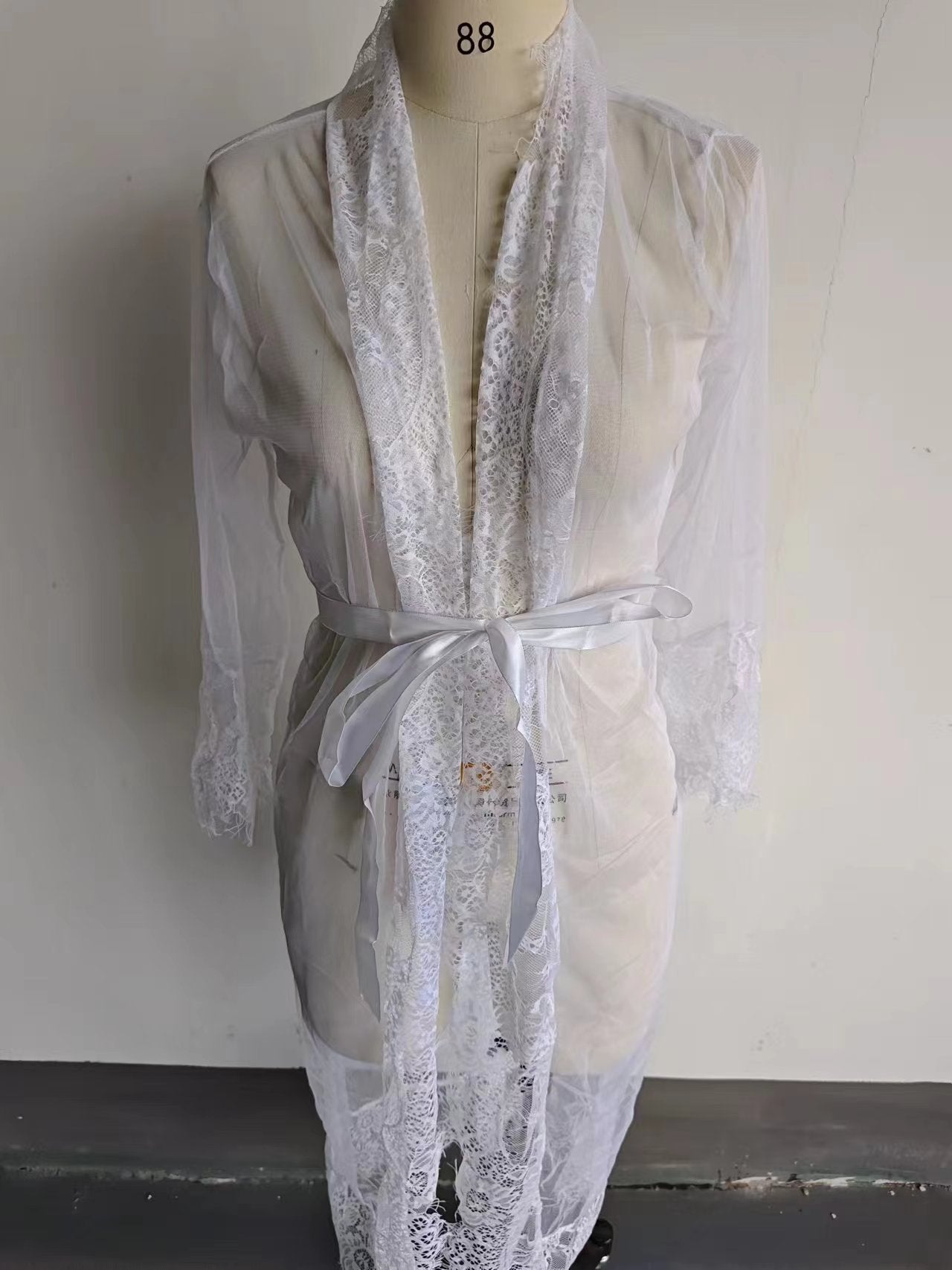 Sexy Underwear Sexy Lace Mesh Transparent Nightgown Retail Bella Mia