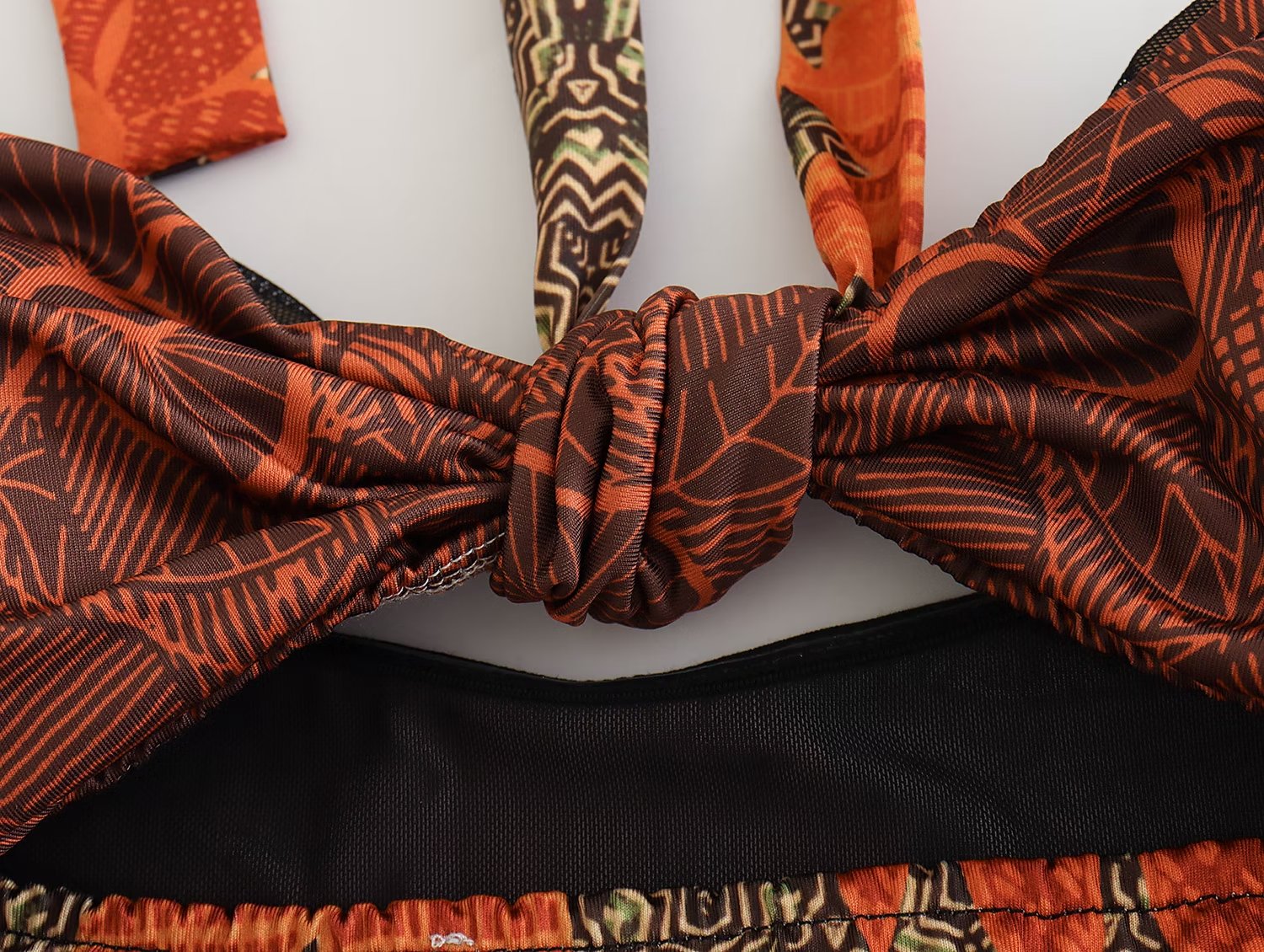 Women Women Printed One Word Wrapped Chest Swimsuit One Piece Suit Bella Mia