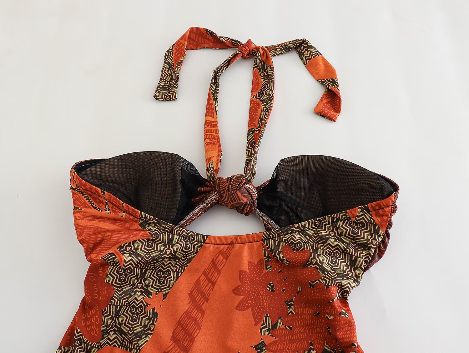 Women Women Printed One Word Wrapped Chest Swimsuit One Piece Suit Bella Mia