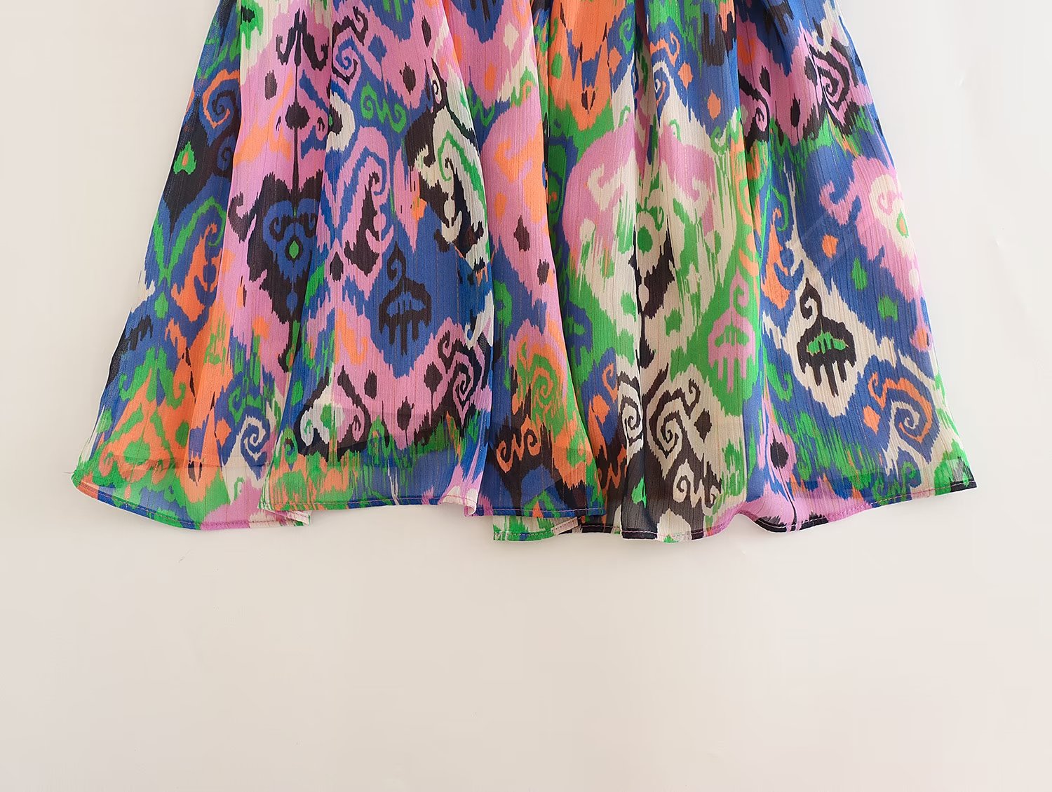 Summer Women Clothing Sling Laminated Decoration Printed Underwear Dress Short Dress Bella Mia