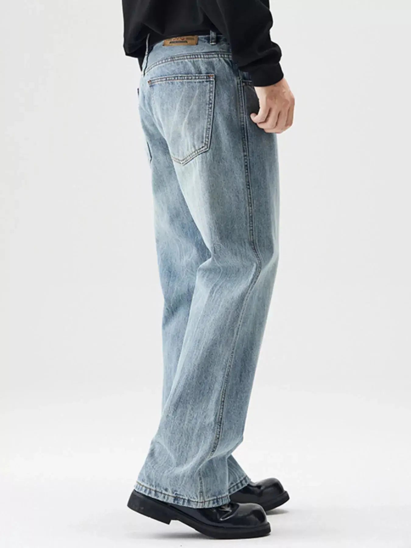 Men's Wash Relaxed Fit Jeans Simply Love
