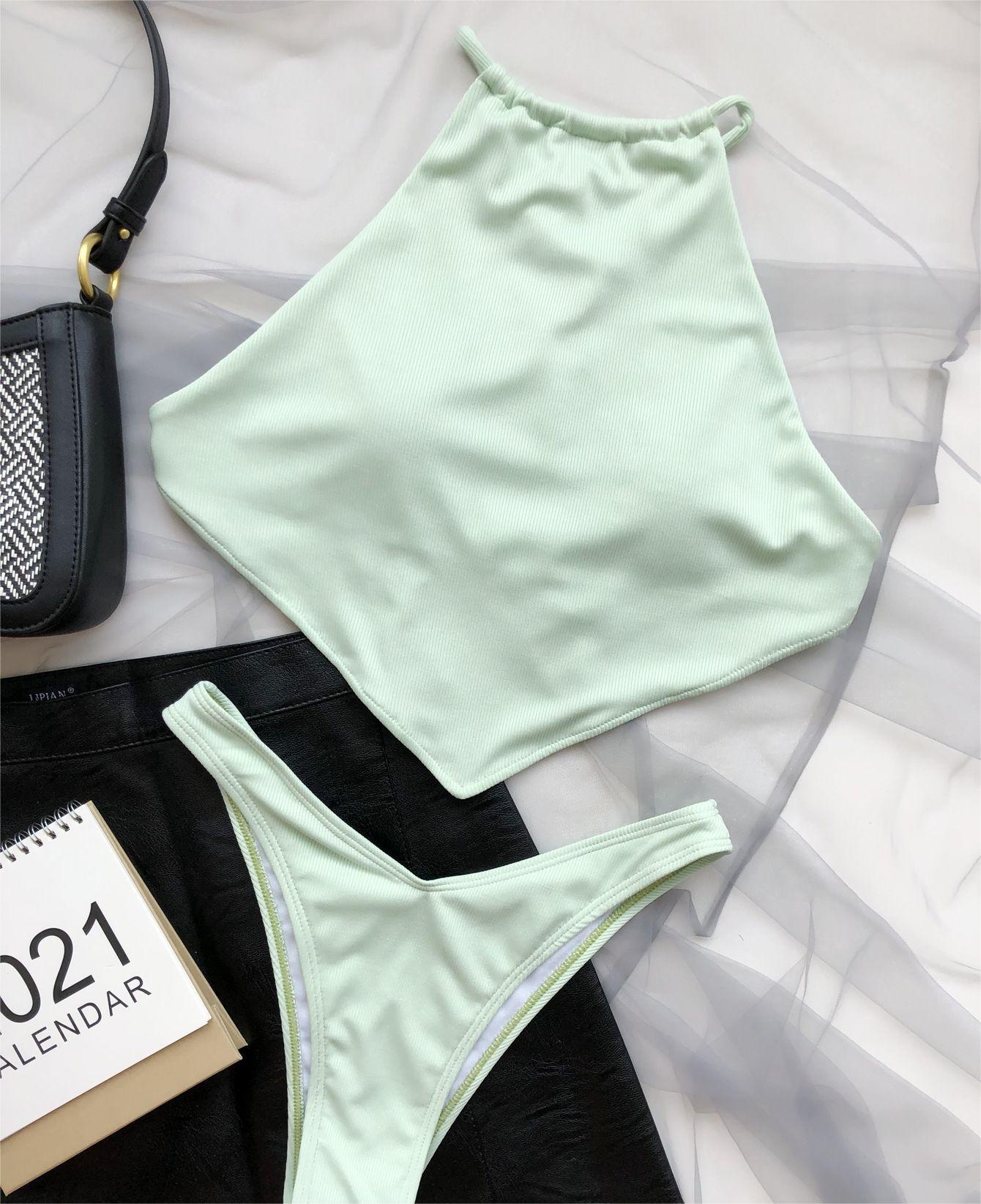 Bellyband Bikini Split Small Sunken Stripe Swimsuit Swimsuit Bella Mia