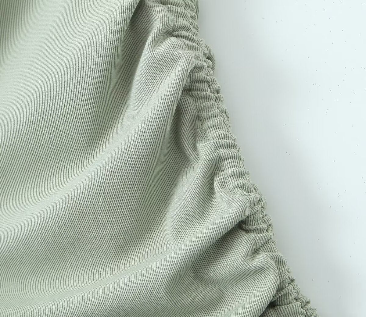 Summer Shoulder Asymmetric Sleeves Side Drawstring Bag Hip Dress Short Dress Bella Mia