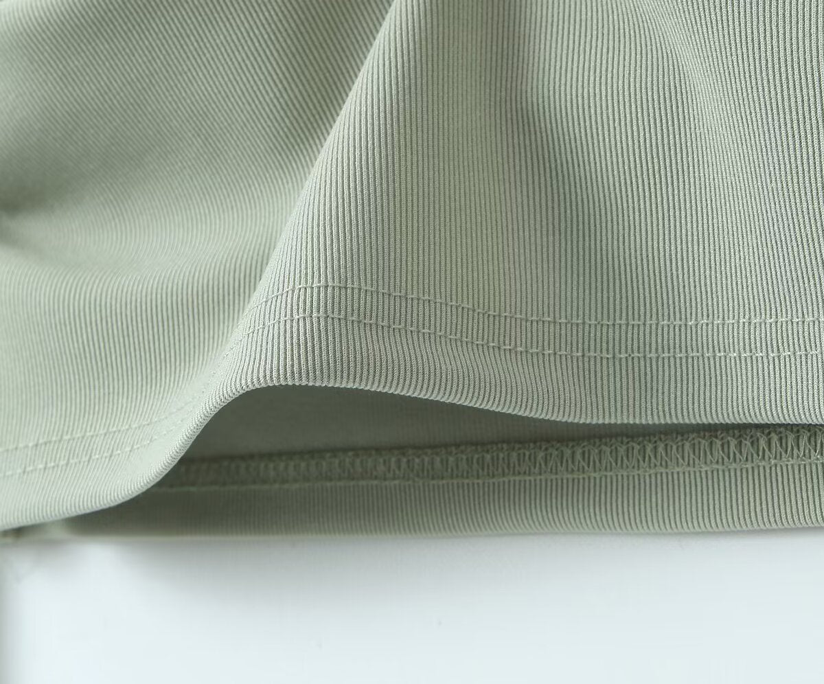 Summer Shoulder Asymmetric Sleeves Side Drawstring Bag Hip Dress Short Dress Bella Mia