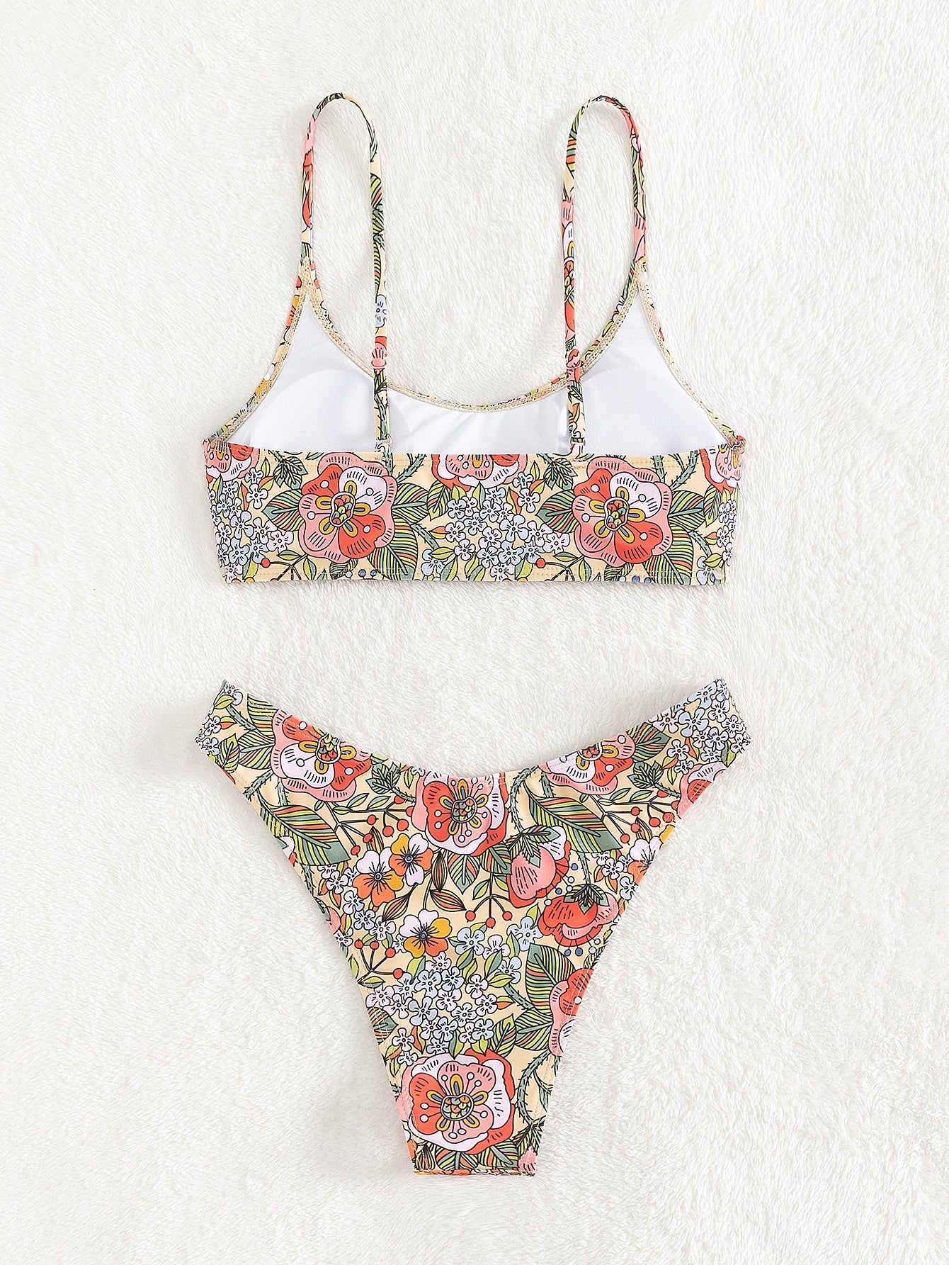 Bikini Swimsuit Sexy Bikini Small Chest Tube Top High Waist Split Swimsuit for Women Bella Mia