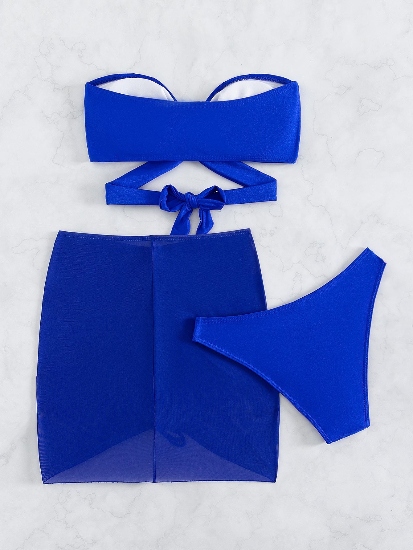 Bikini Sexy Tube Top Swimwear Women Bikini Split Three Piece Swimsuit Bella Mia