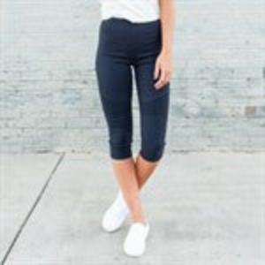 Trendy moto capri jeggings for ultimate comfort and style