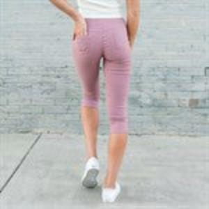 Edgy biker-style capri leggings for ultimate comfort