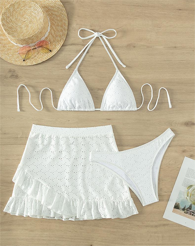 Bikini Sexy Swimsuit Women Three Piece White Backless Bikini Swimsuit Bella Mia