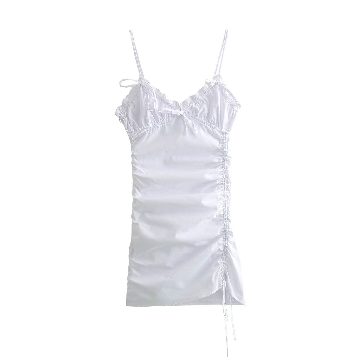 Women Clothing Sexy Sexy Pleating Strap Dress Women Summer Sweet Niche Hip Dress Bella Mia