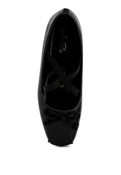 Leina eco ballet flats - recycled faux leather