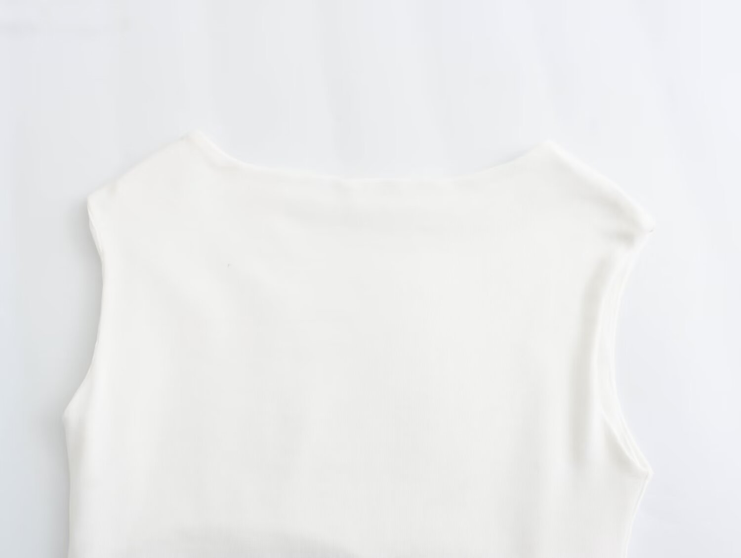 Spring Women Clothing Simple Sleeveless Boat Collar Cotton Jumpsuit Bella Mia