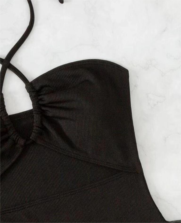 Sexy Triangle One Piece Bikini Bikini Small Pit Mesh Skirt Two Piece Women Swimsuit Bella Mia