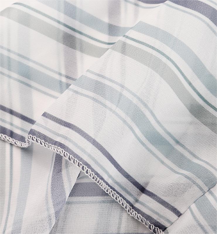 Popular Beach Cover Up Loose Striped Cardigan Bikini Strap Sun Protective Blouse Coverups Bella Mia