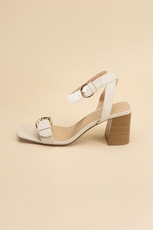 TREATY-S Buckle Sandal Heel.