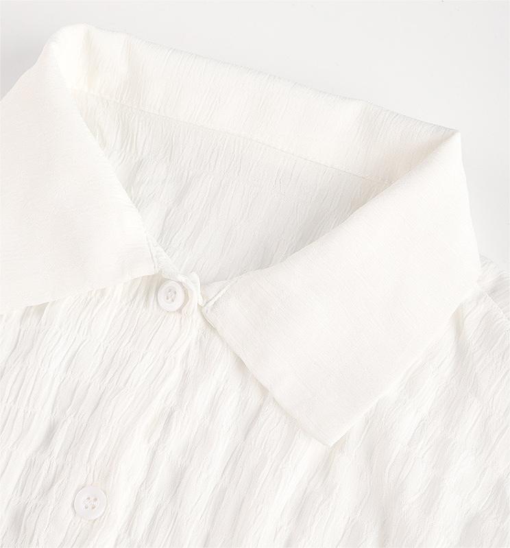 Vacation Sun Protective Blouse Solid Color Beach Cover Up Long Sleeve Bikini Swimsuit Bella Mia