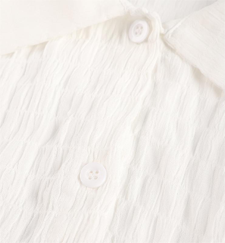 Vacation Sun Protective Blouse Solid Color Beach Cover Up Long Sleeve Bikini Swimsuit Bella Mia