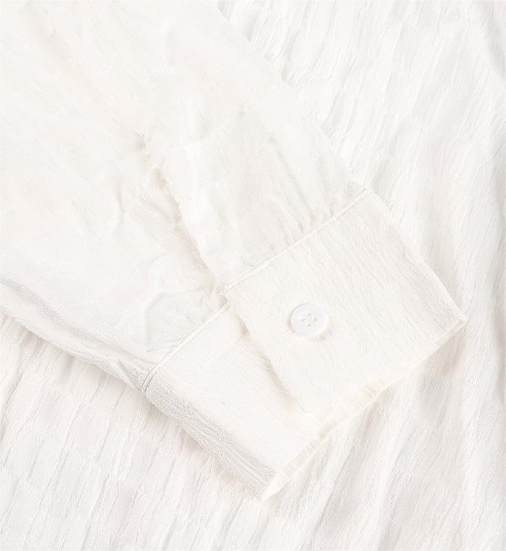 Vacation Sun Protective Blouse Solid Color Beach Cover Up Long Sleeve Bikini Swimsuit Bella Mia