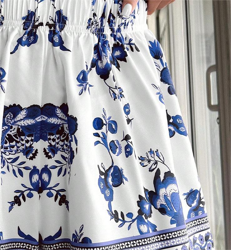 Beach Shorts Overpants Vacation Beach Shorts Summer Loose Printed Pants Bella Mia