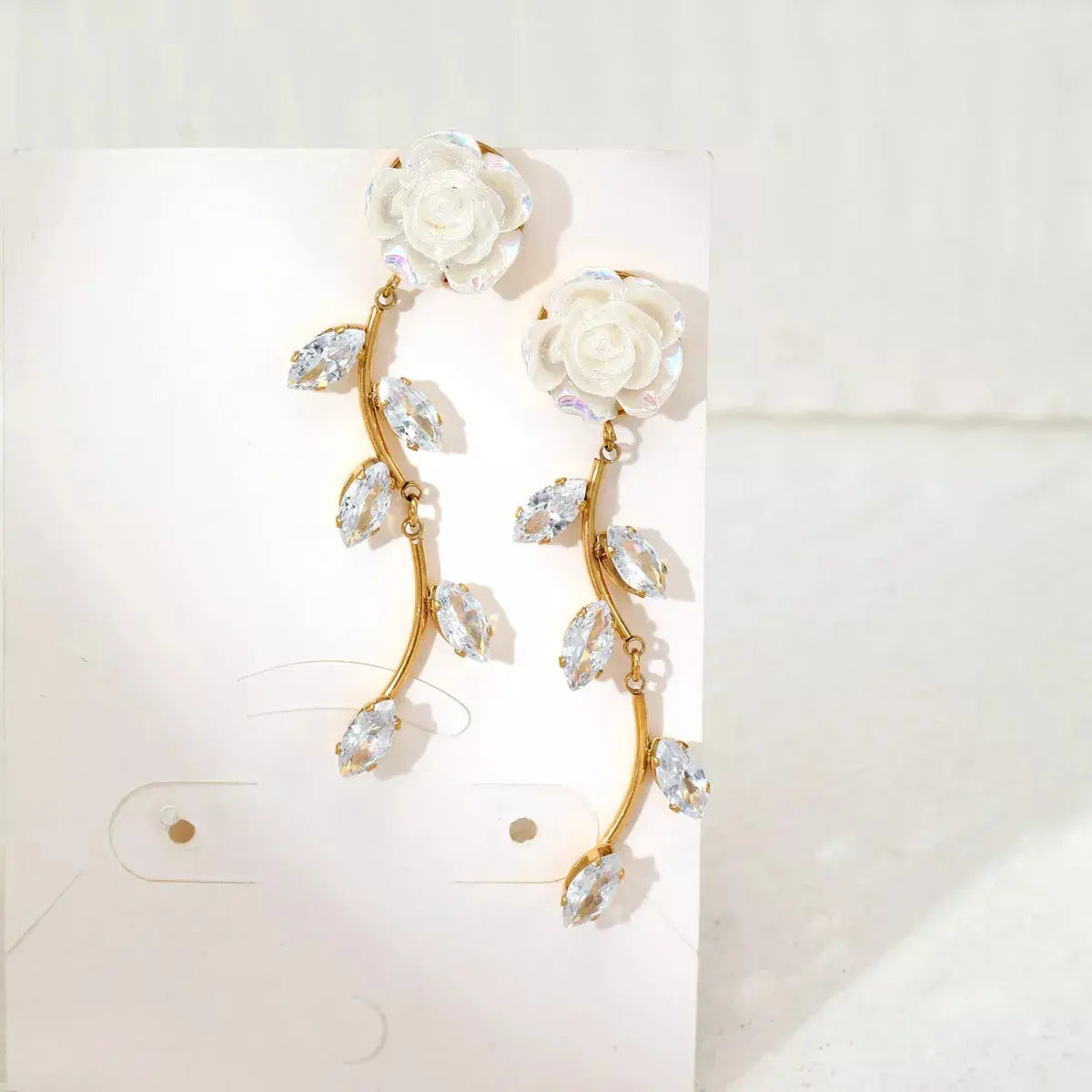 Flower Drop Earrings Simply Love