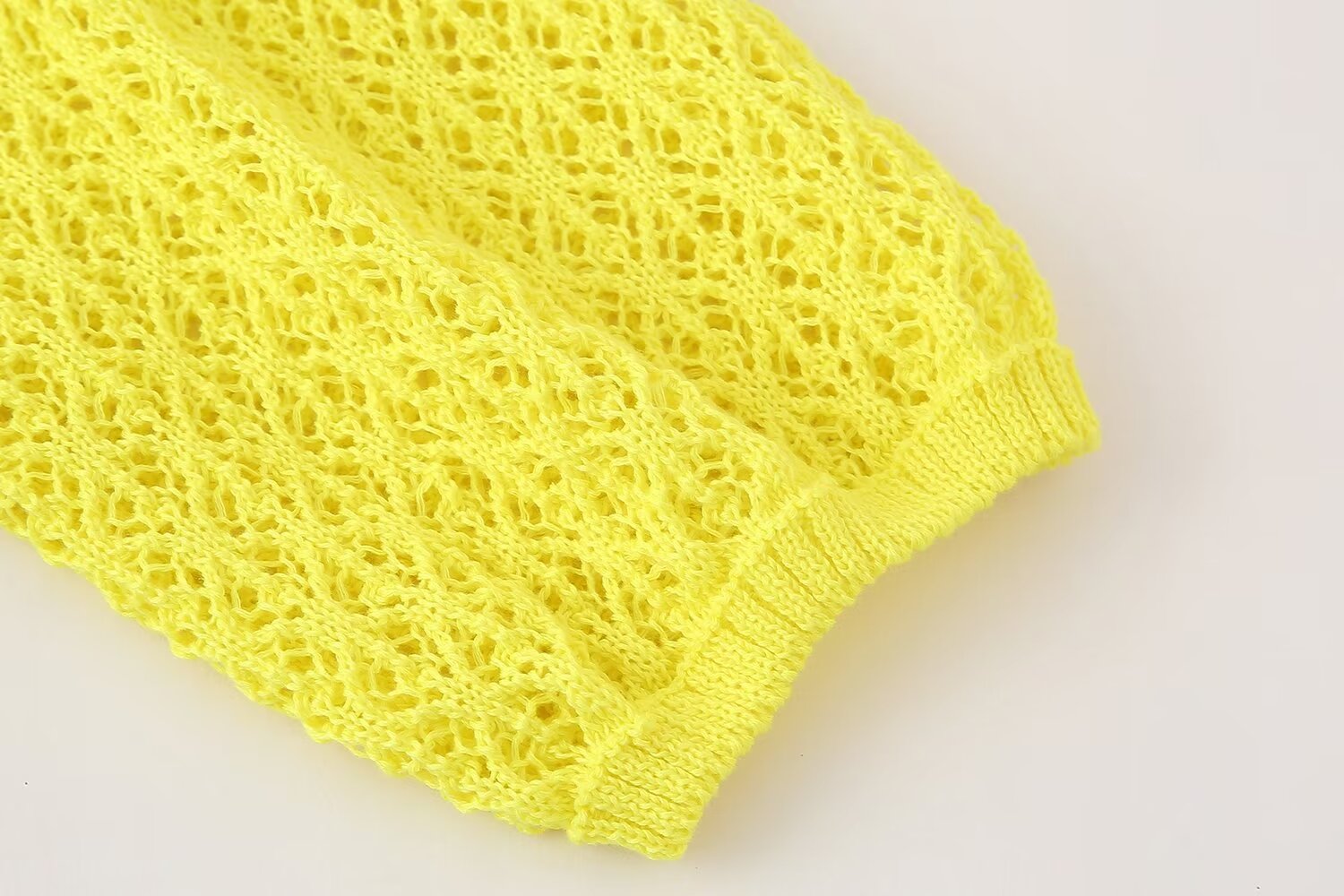 Women Clothing Summer Jacquard Mesh Loose Polo Collar Knitwear Bella Mia