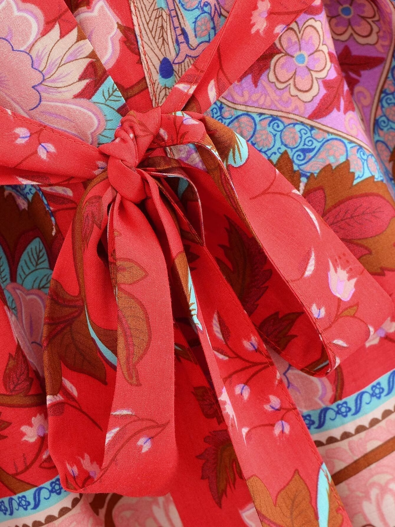 Summer Rayon Belt Short Kimono Cardigan Bella Mia