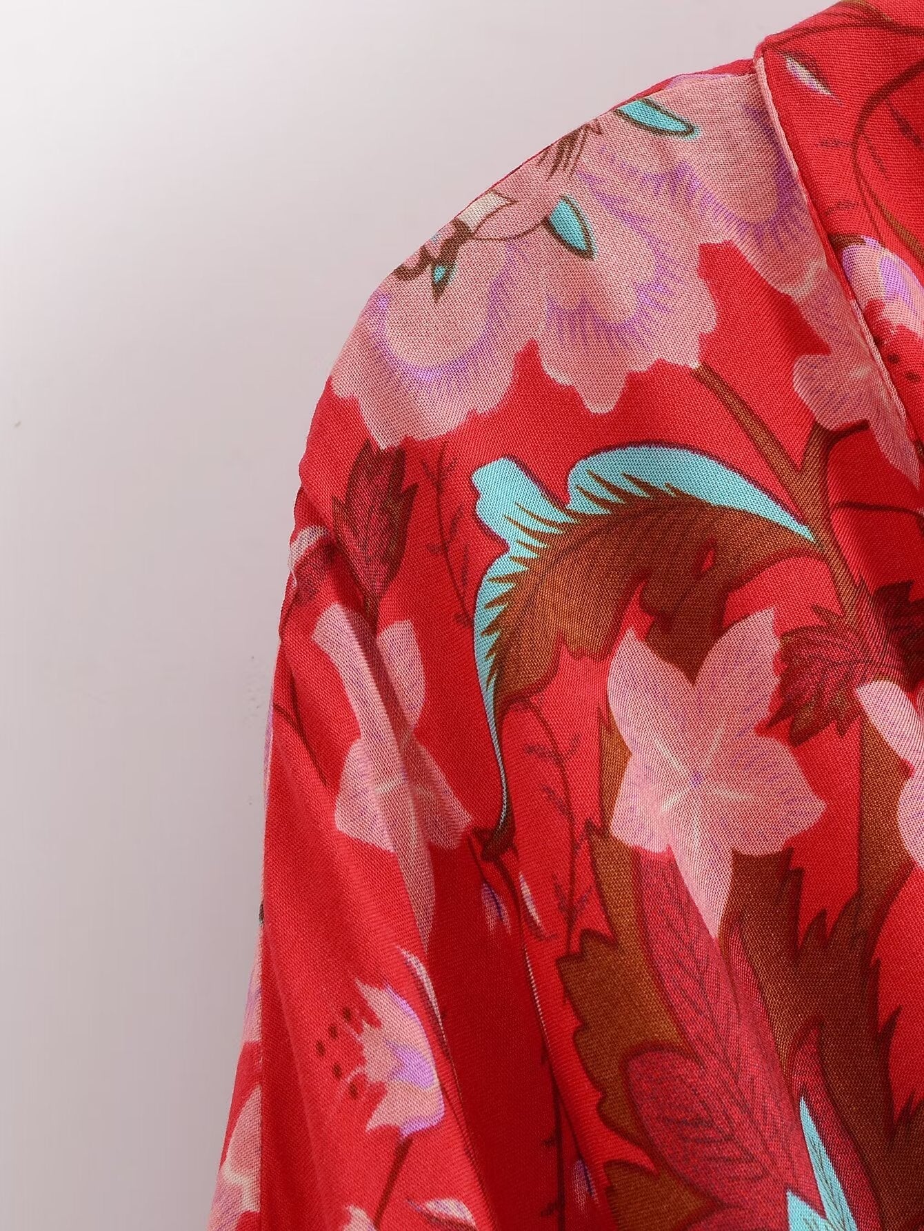 Summer Rayon Belt Short Kimono Cardigan Bella Mia