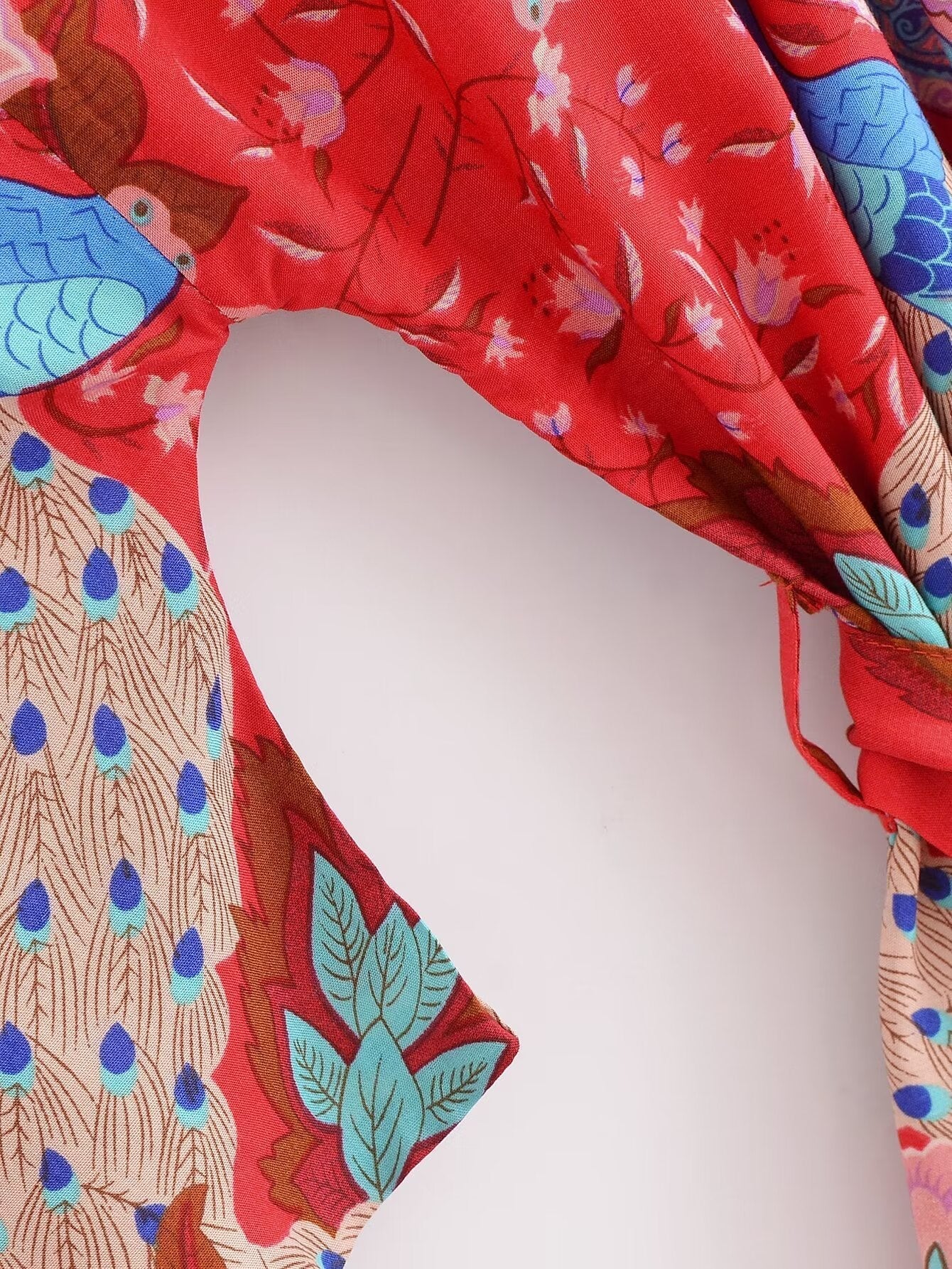 Summer Rayon Belt Short Kimono Cardigan Bella Mia