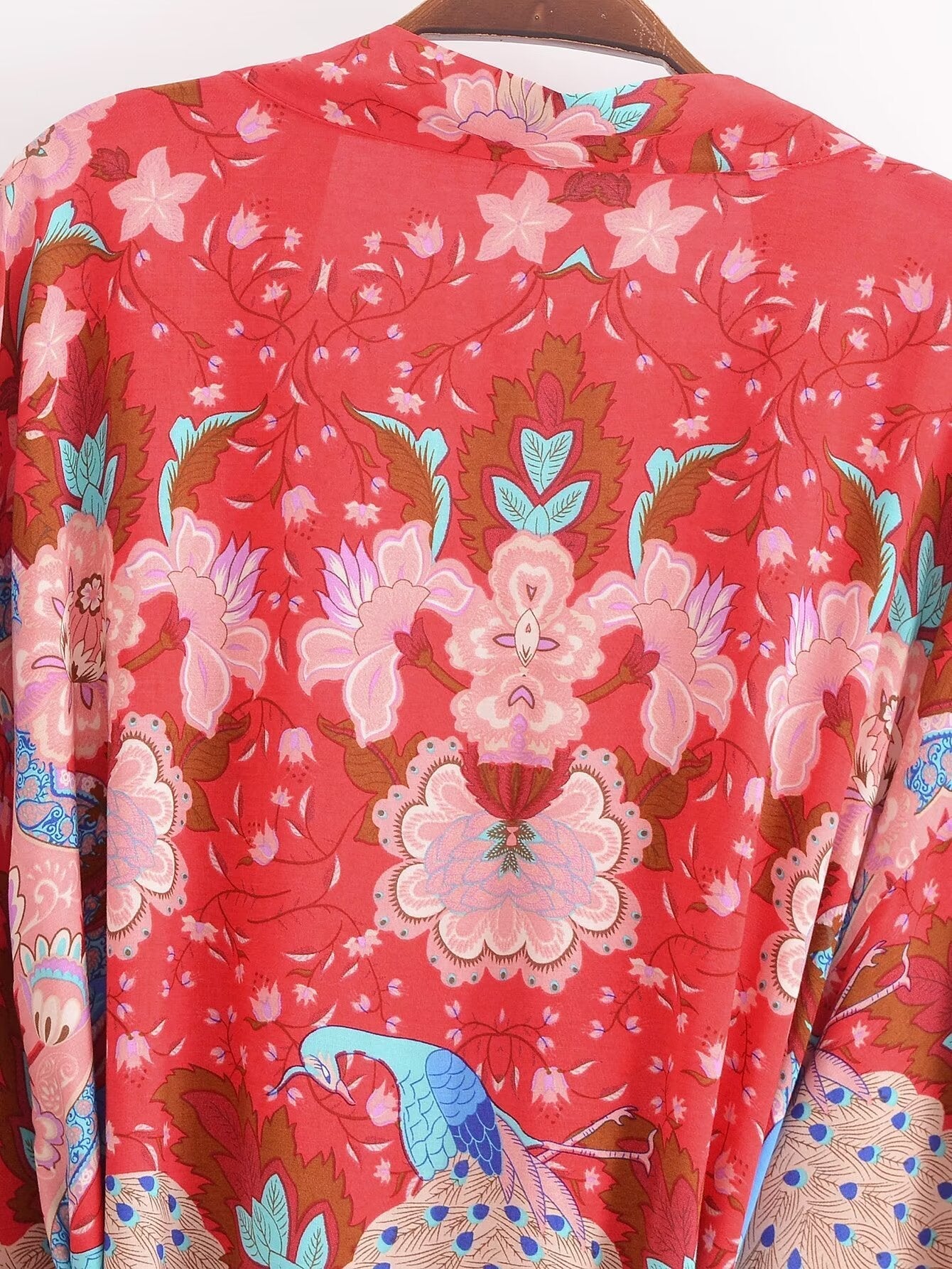 Summer Rayon Belt Short Kimono Cardigan Bella Mia