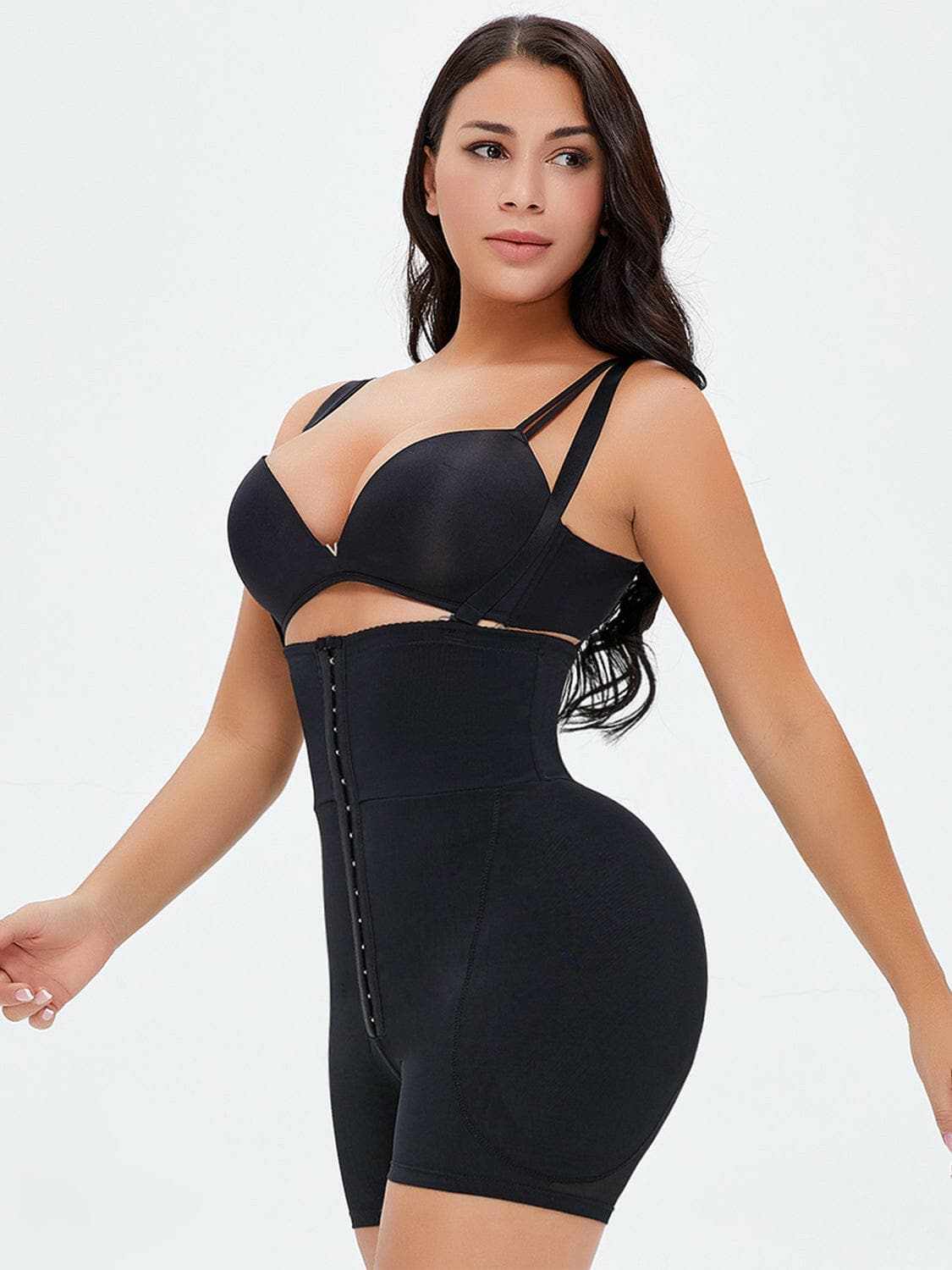 Full Size Hook-and-Eye Under-Bust Shaping Bodysuit.