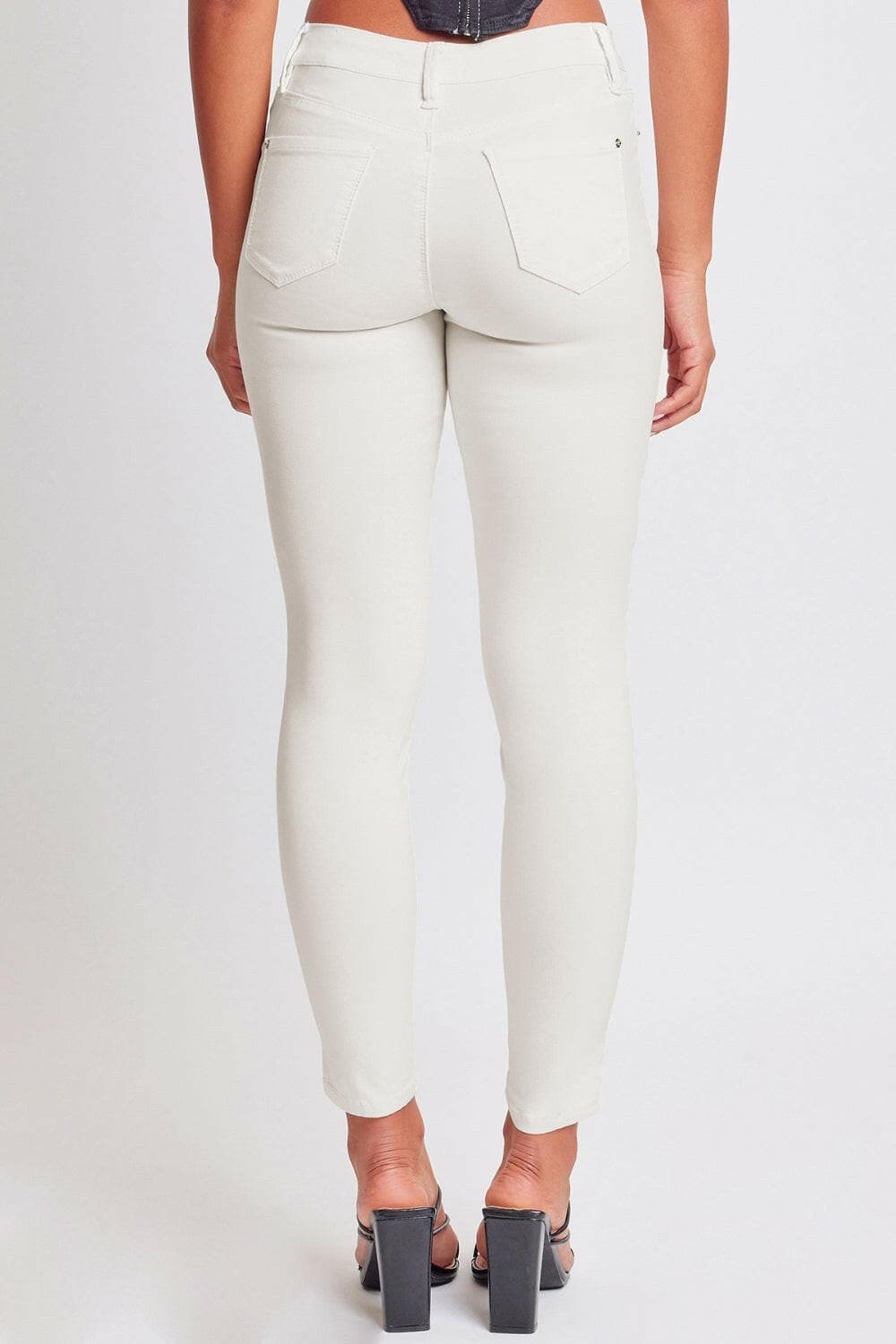 YMI Jeanswear Hyperstretch Mid-Rise Skinny Jeans.