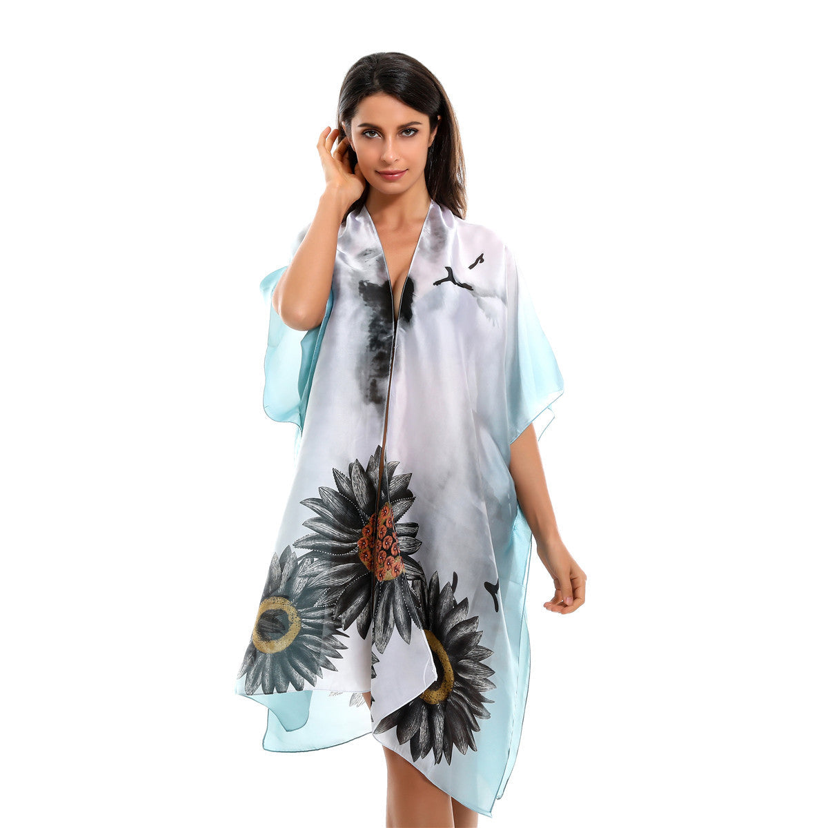 Gradient SUNFLOWER Bikini Sun Protective Blouse Bella Mia